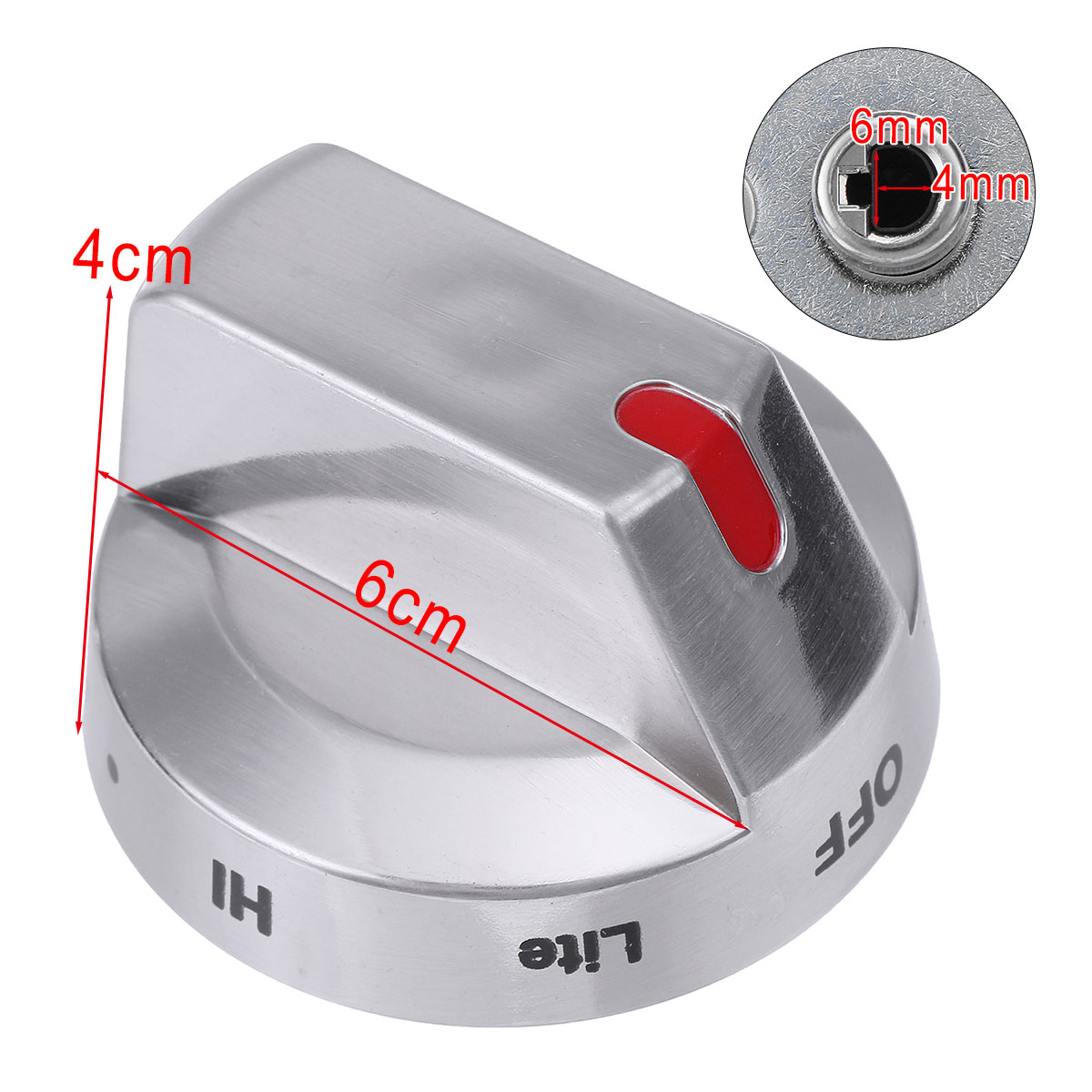 2 PCS Gas Stove Cooker Knobs Adaptors Stove Oven Switch Control Knobs DG64-00473A For SAMSUNG/Range