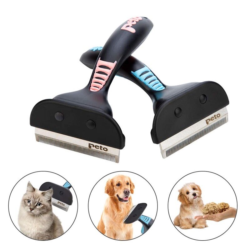 Huisdier Haar Deshedding Kam Hond Kat Borstel Grooming Tool Ontharing Kam Voor Honden Katten kam