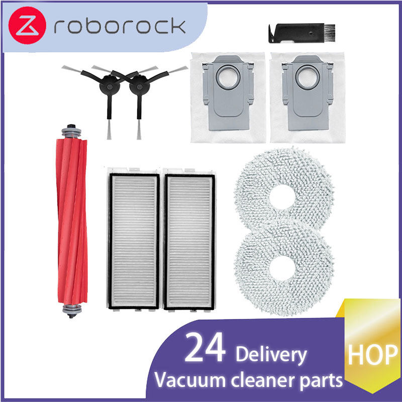 HOP Vervanging Voor Roborock Qrevo Pro Qrevo MaxV Qrevo S P10 Pro Robot Stofzuiger Accessoires Roller Stofzak Onderdelen: Licht Geel