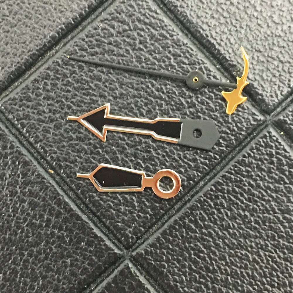 Accesorios para reloj SKX007/SKX009, manecillas con movimiento NH35 NH36: black gold