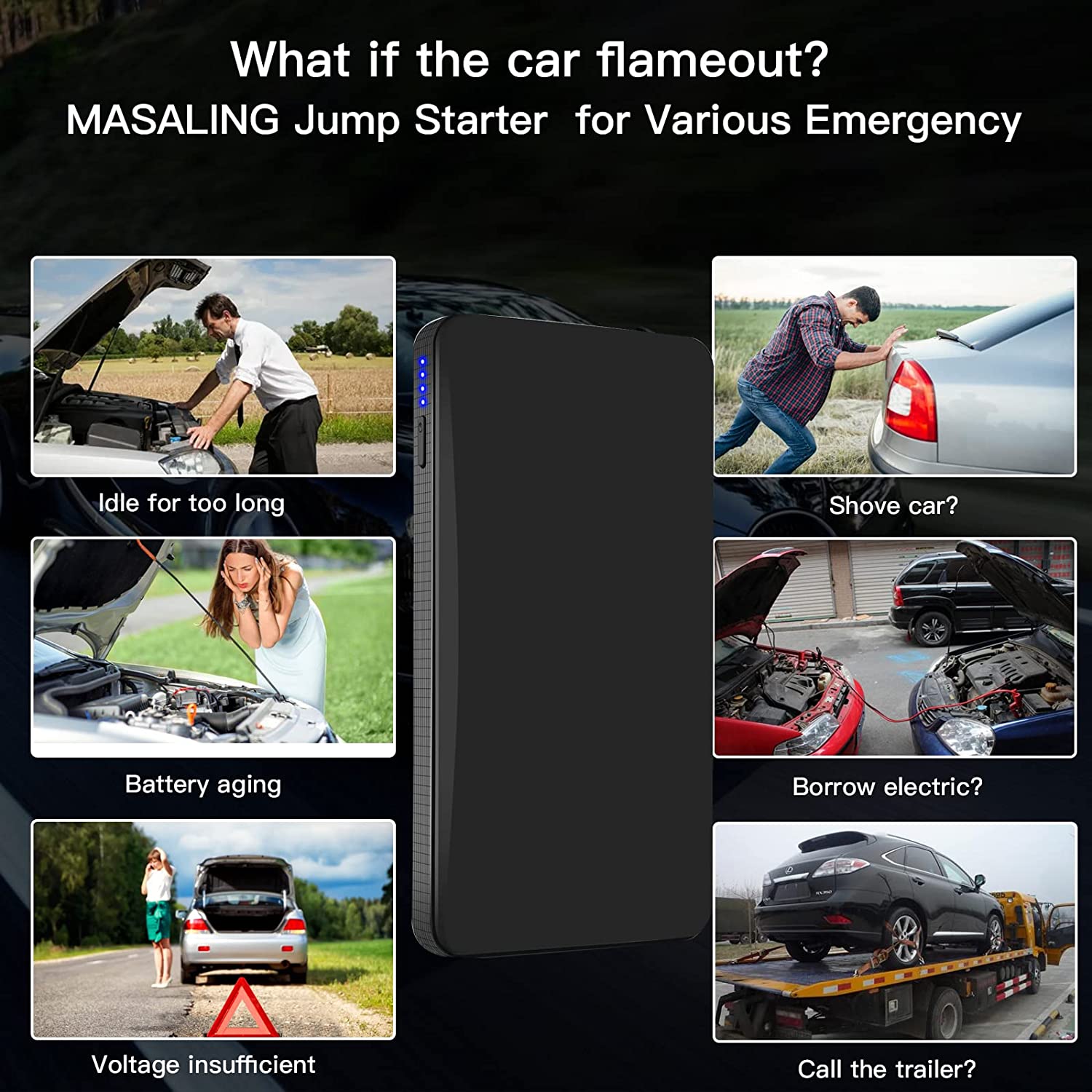 20000mAh 400A macchina salto antipasto portatile emergenza antipasto potenza Banca 12V portatile auto booster di partenza dispositivo batteria per macchina