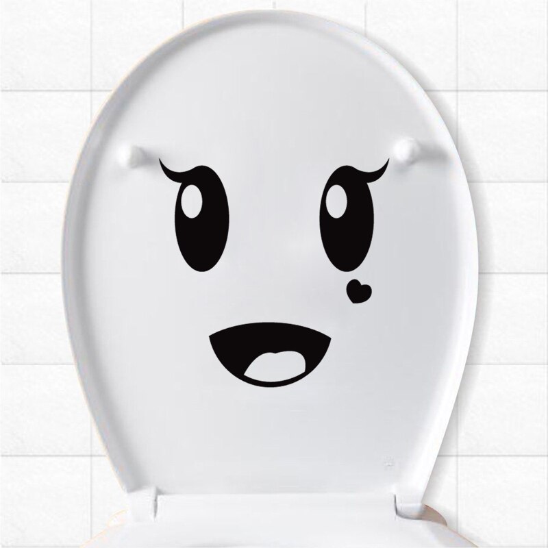 Creatieve Grappige uitdrukking Wc Decal Badkamer Bad Home Decor muurstickers DIY Verwijderbare Vinyl stickers JG2511