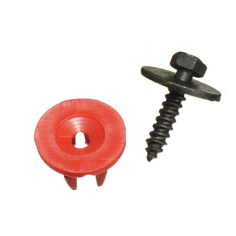 20 stk skruer auto fastener clips nitte bil motor underbakke dæksel klips bundskjold beskyttelse til ford c-max s-max