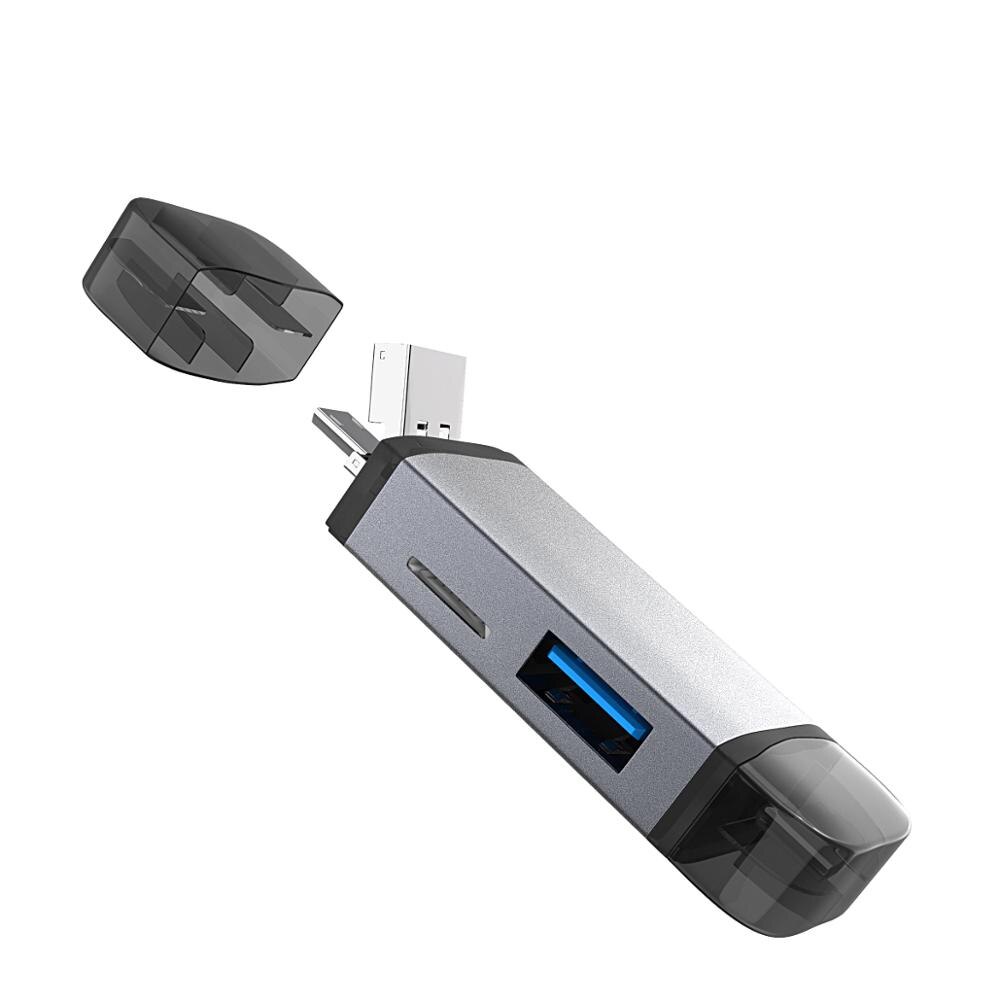 Dock Station Usb 3.0 Kaartlezer Voor Macbook Type C Mobiele Otg Lezen Tf Card Sd Card Usb Drive En muis Toetsenbord: Default Title