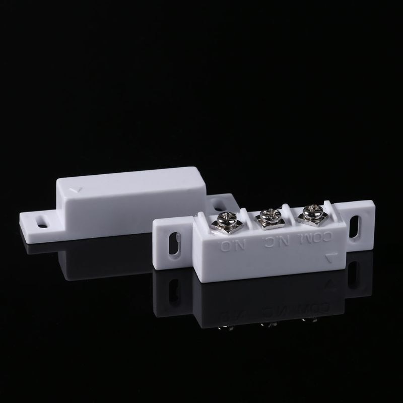 NC NO Magnetic Contact Switch Door Sensor Wired Metal Roller Shutter Door Home Alarm System PXPA