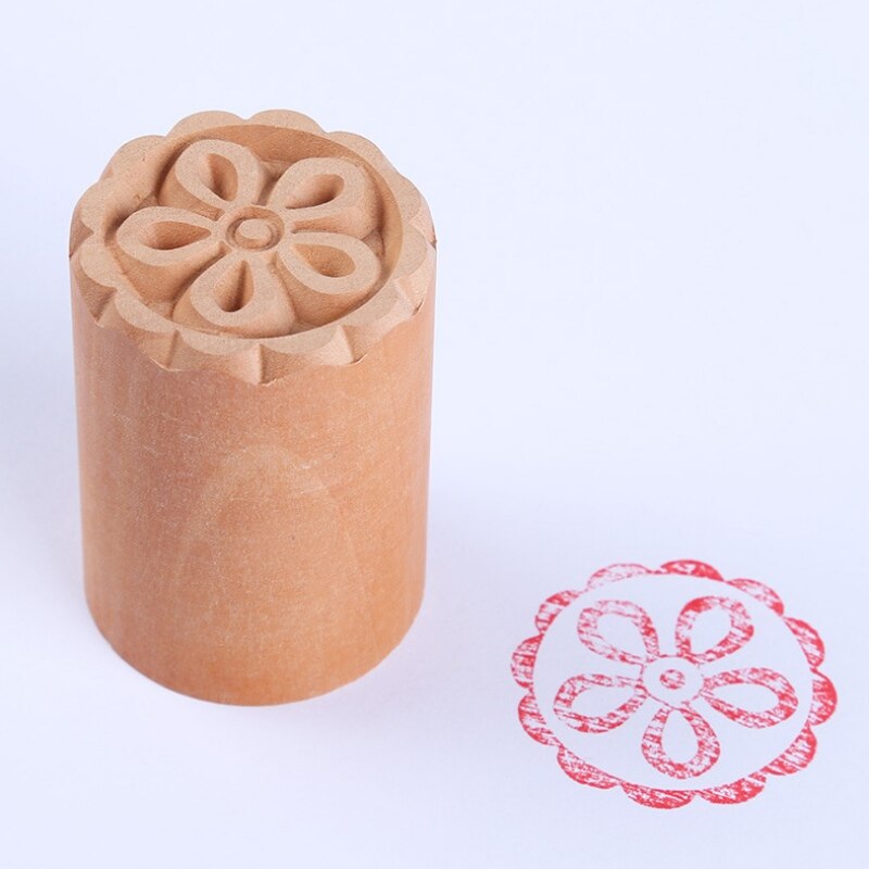 Wooden Cookie Embossing Stamp Set Dessert Stamp DIY Baking Pastry Decoration Mold Cake Tools Kitchen Bakery Accessories: 9