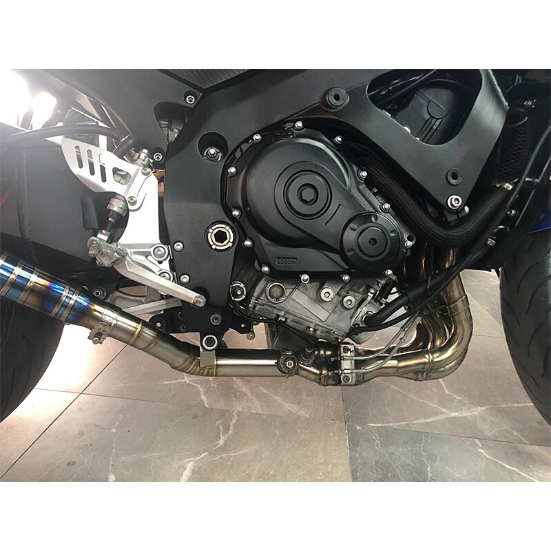 For SUZUKI GSXR 600 750 K8 K9 L1 Stainless Eliminator Exhaust MidPipe Eliminating Link Pipe