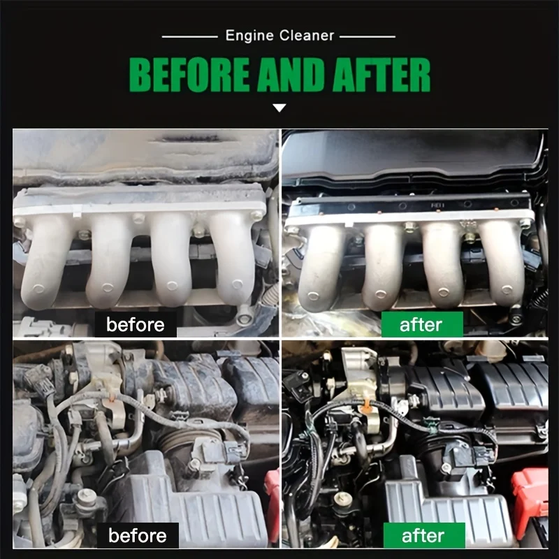Engine Bay Cleaner Engine Shine Protector Detailer Decontamination Deep Degreasing Compartment Heavy Dust Car Cleaning Tools
