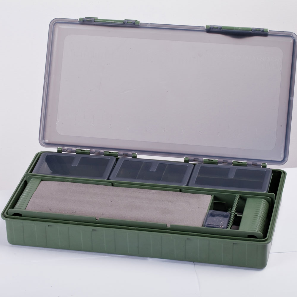 Carp Coarse Sea Fishing Tackle Box Bit Complete Boxes System Ideal for Hooks Swivels Beads Spinners Tackle