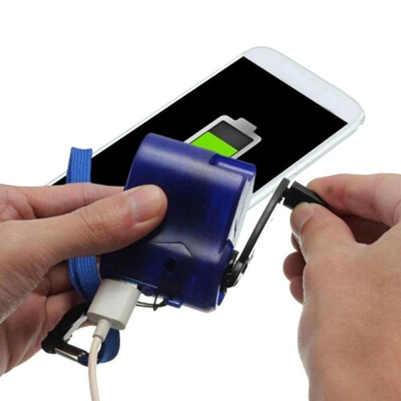 Cool Outdoor Emergency Mobile Phone Charger USB Charging Crank Power charger Hand Hand Dynamo Portable N3N1