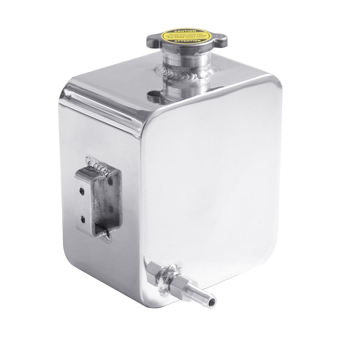 2.5Litre Alloy Header Expansion Water Tank & Cap Water Header Tank Coolant Overflow Tank Reservoir Universal