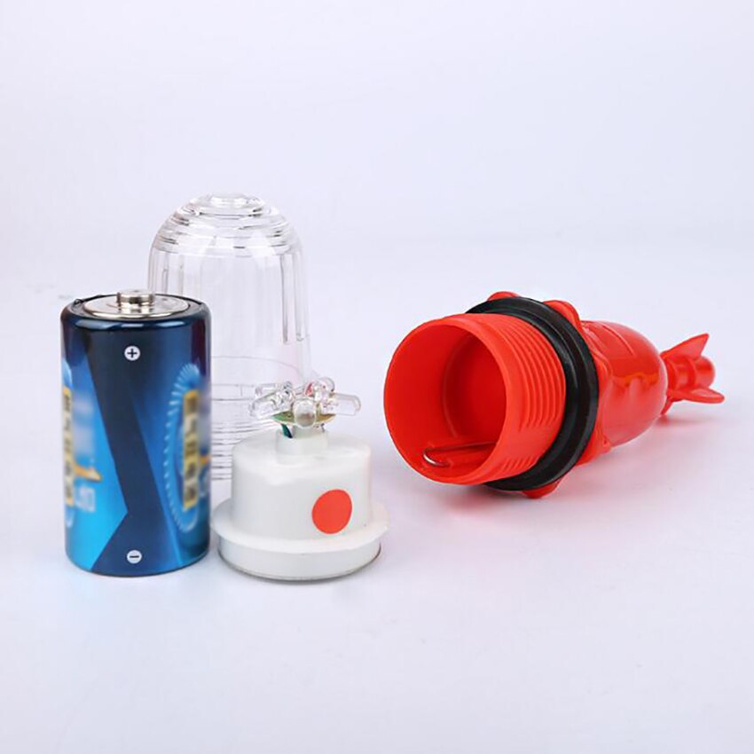 Boat Dock Lure Bait Battery Powered LED Underwater Night Fishing Light Lure for Attracting Fish- White, Green, Red, Yellow, Blue