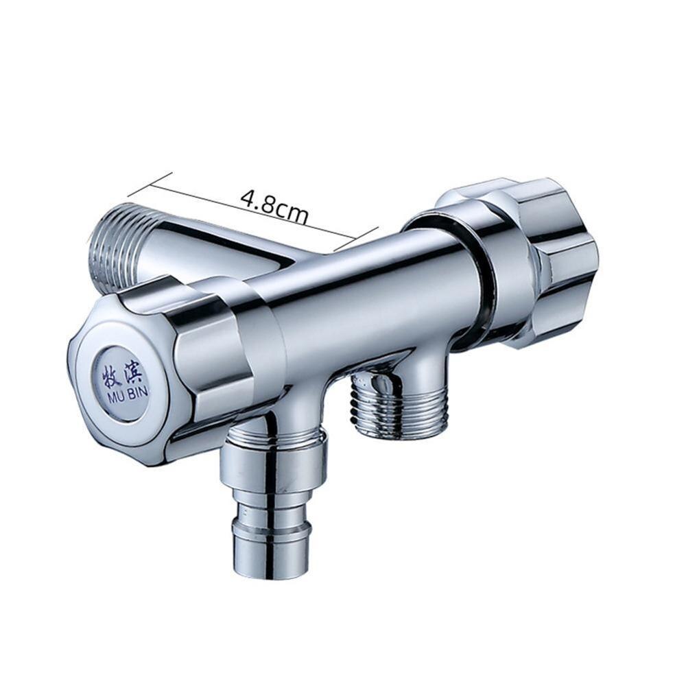 Brass Valve Bathroom Shower Faucet Water Splitter Shower Valve Converter Nozzle Spray For Shower Water Valve Mixer Diverter C8D5: B