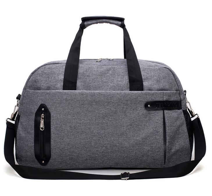 toile sport formation Gym sacs femme Fitness sacs Durable multifonction voyage sac à main en plein air sport fourre-tout pour homme: Grey