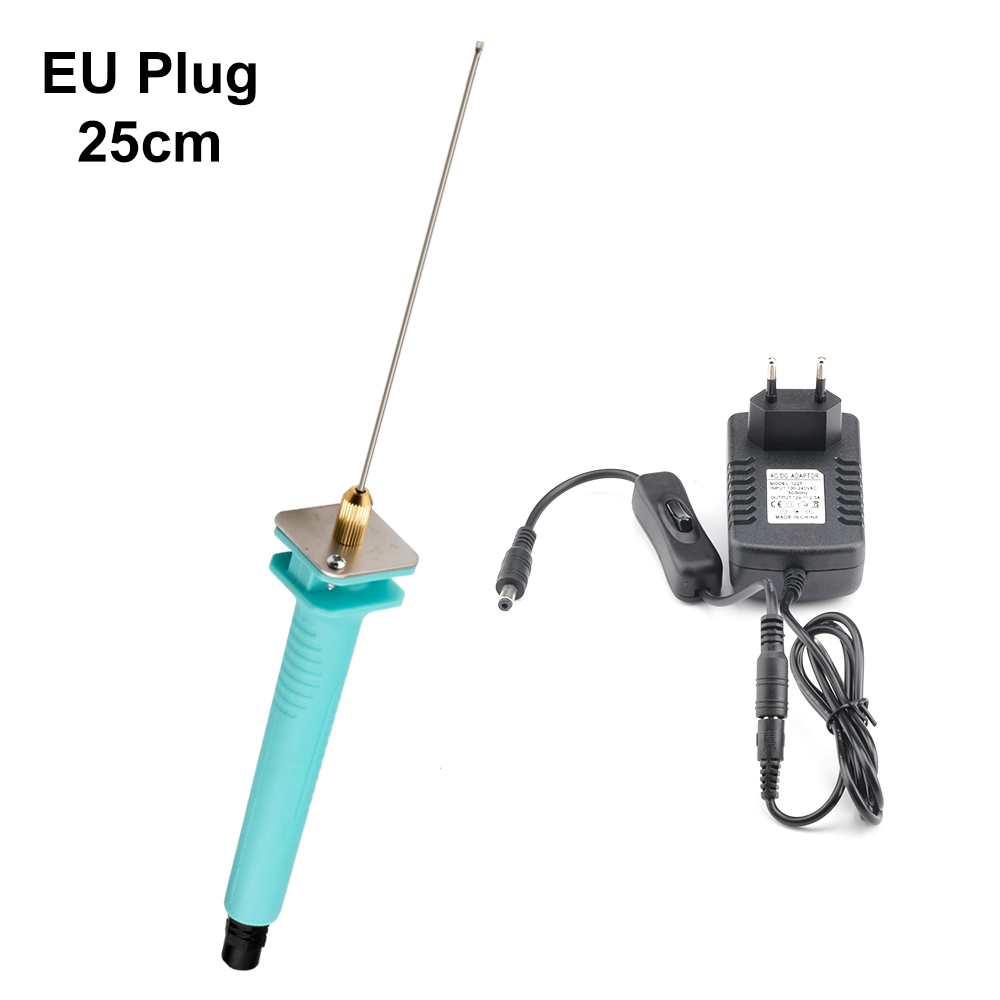 Foam Cutter Pen 15W 110V-240V Electric Foam Polystyrene Cutting Machine Portable Styrofoam Cutter DIY Cutting Tools: EU plug 25cm