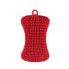 1pcs Silicone Dish Washing Sponge Scrubber Kitchen Cleaning Tool Scouring Pads Cooking Cleaning Tool Kitchen Accessories#T3: Red 