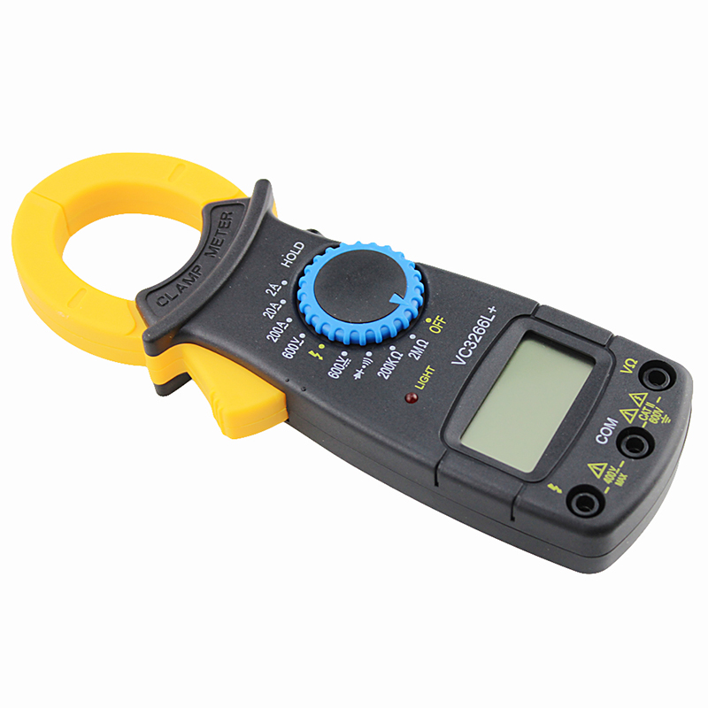 Digital Clamp Multimeter AC DC Volt Voltage Amp Ohm Electronic Tester Meter