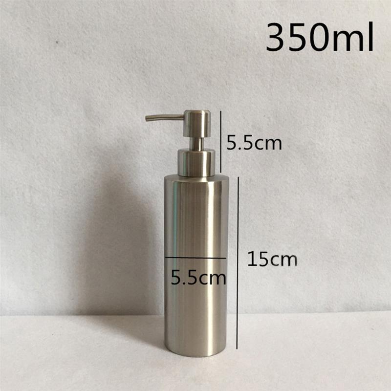 250 Ml 350 Ml 550 Ml Zeepdispenser 304 Roestvrij Staal Zeep Dispensers Vloeibare Dispenser Keuken Badkamer Vloeibare Container