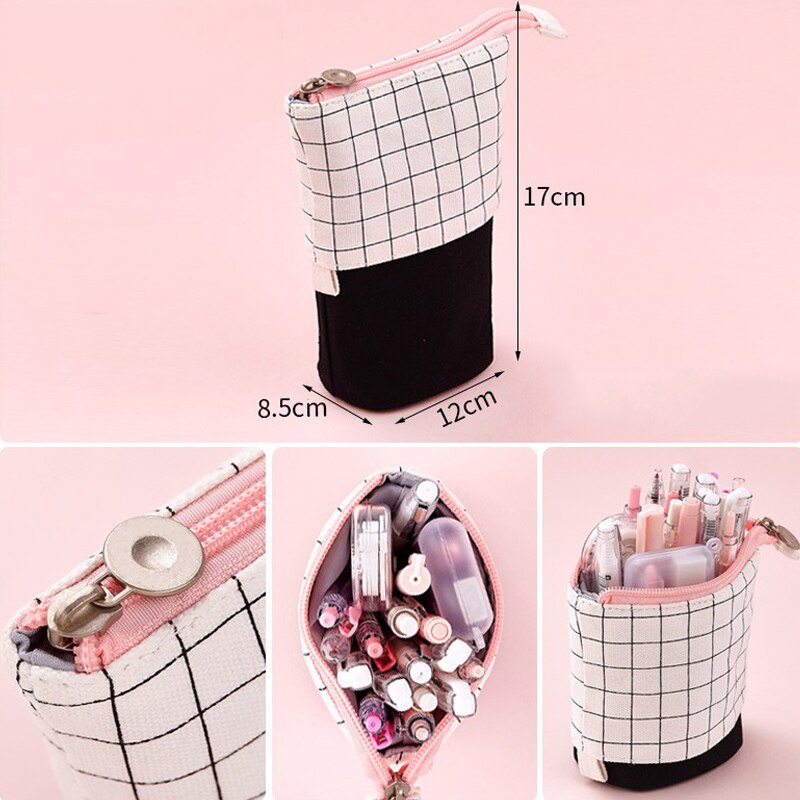 Estuche para lápices Pop-up, portalápices multifuncional, papelería, escuela, oficina, suministros en Stock