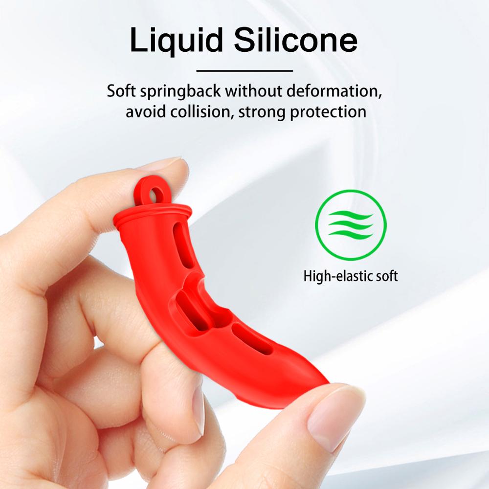 GUUGEI Magnetische Kabel Stecker Fall Micro USB Typ C Portable Storage Box Magnet Anschluss Kopf Tipps Container Kugel Stecker Fall
