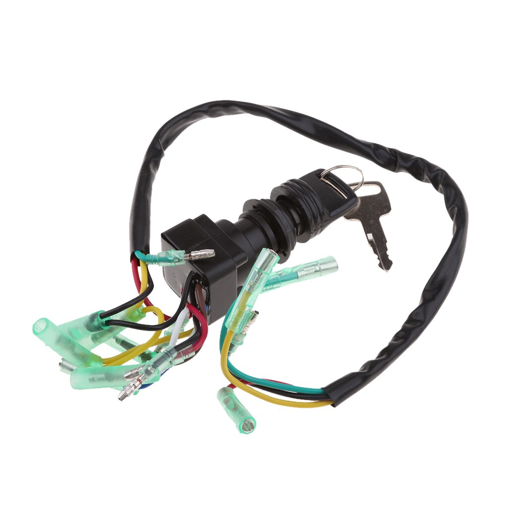 Ignition Key Switch for Yamaha Outboard Control Box 2 &amp; 4 stroke Push to Choke 703-82510-43 for ignition key switch