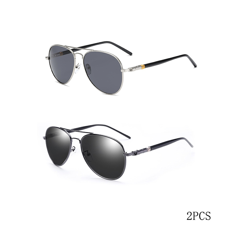 Gafas de sol polarizadas para hombre y mujer, gafas de sol reflectantes de colores, gafas de sol para conducir, lentes piloto unisex Uv400: Multicolor