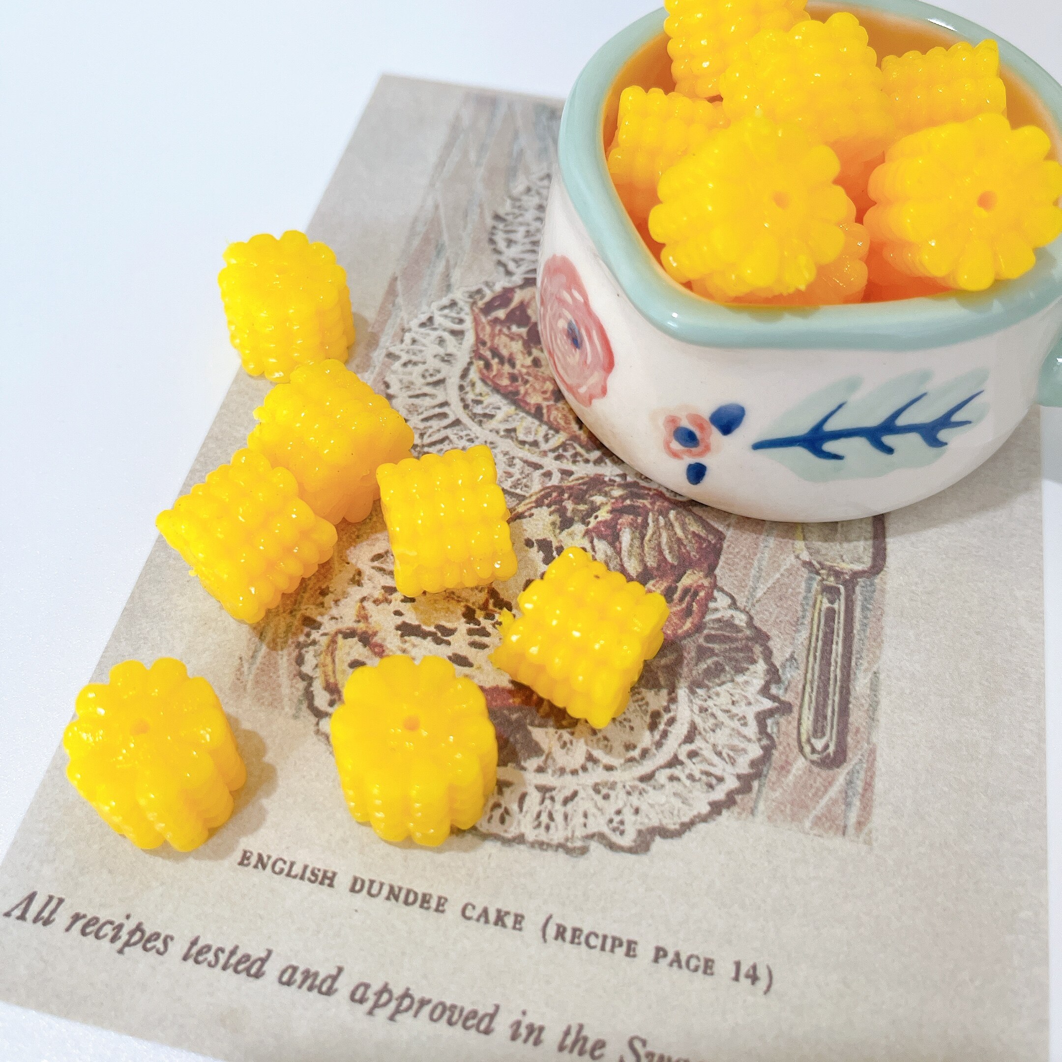 20PCS/LOT Soft Simulation Corn Antistress Toys Squeese Stress Reliever Toys for Kids Decorative Props Decompression Toys