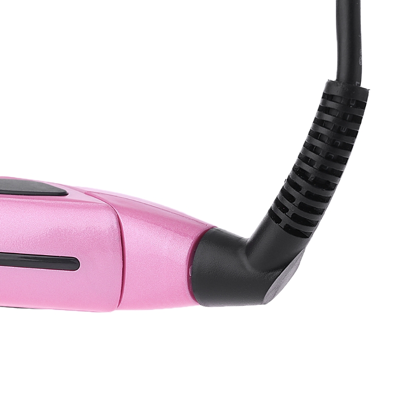 Pro Hair Salon PTC Flat Iron Hairs Straightener LCD Display Straightening Styler