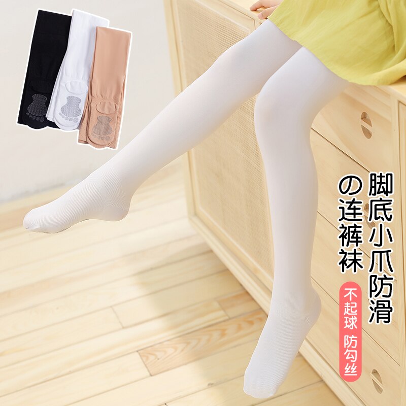 Nicht-Unterhose freundlicher eis seide maske tanzen socken spezielle frühjahr und herbst dünne strumpfhosen mädchen sommer tanz Gamaschen weiß strümpfe