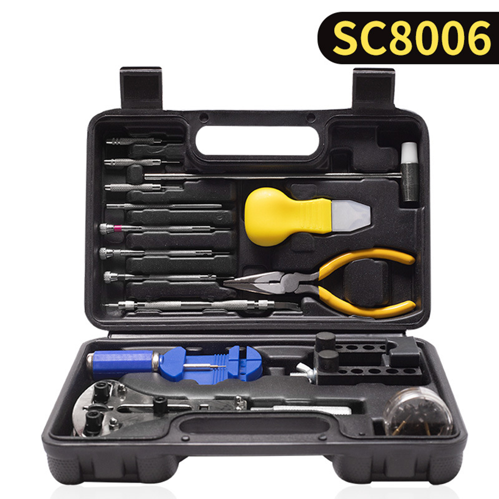 147pcs/set Watch Repair Tool Kit Watch Case Opener Link Remover Screwdriver Repair Tools Kit Watchmaker Tools: SC8006