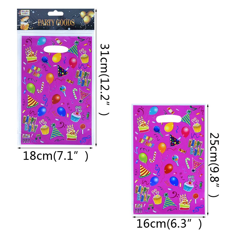 20 sztuk torby na prezenty kropki z tworzywa sztucznego torba cukierki ciasteczka opakowanie paczka dzieci akcesoria na przyjęcie urodzinowe sprzyja torby na zdobycze 25x16cm