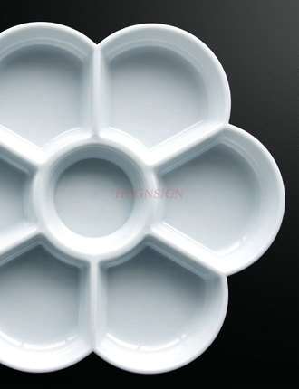 Watercolor palette plum plate thickened palette easy to wash resistant paint painting palette