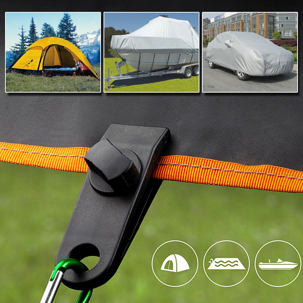 12pcs Clips Heavy Duty Durable Premium Lock Grip Awning Clamp for Canopies Camping Tarps Caravan