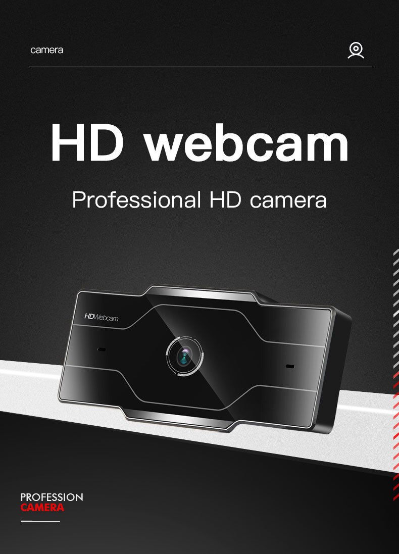 Webcam Mini Computer PC WebCamera With Microphone Rotatable Cameras For Live Broadcast Video Calling Conference Work