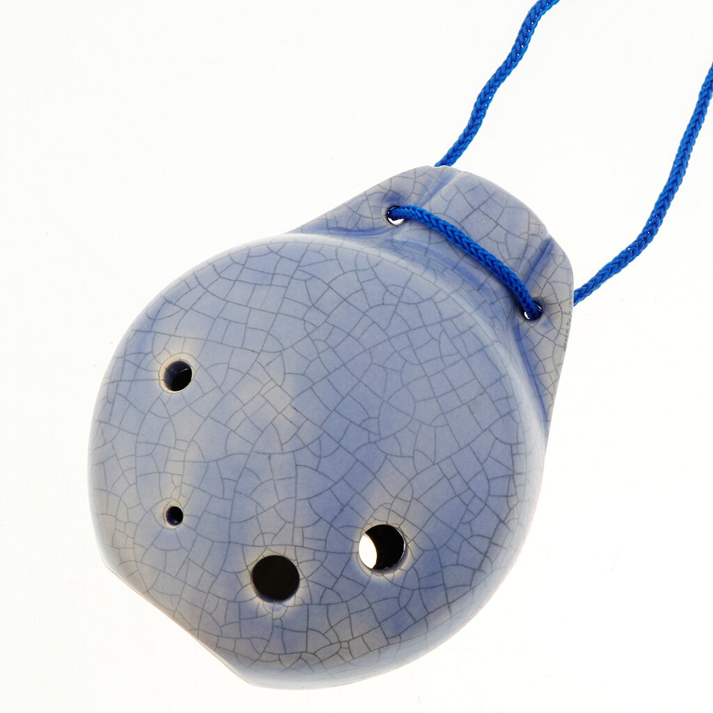 Chaude 2 Pièces Ocarina Céramique 6 Trous Alto C I... - Grandado