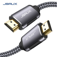 JSAUX HDMI 2.0 High Speed Vergulde Connectoren Gevlochten Koord Compatibel Ethernet/Audio Return Channel, video 4K UHD 2160 p, HD