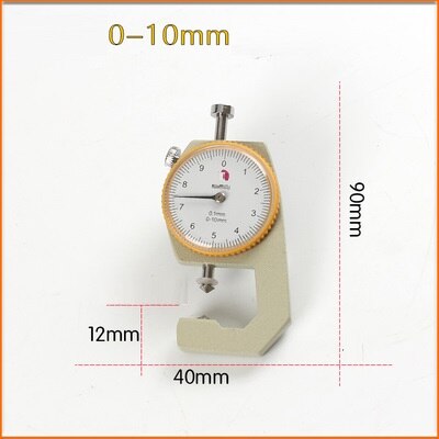 0-30 MM 0.1 MM précision épaisseur jauge calibrateur épaisseur mètre cadran testeur outil de mesure