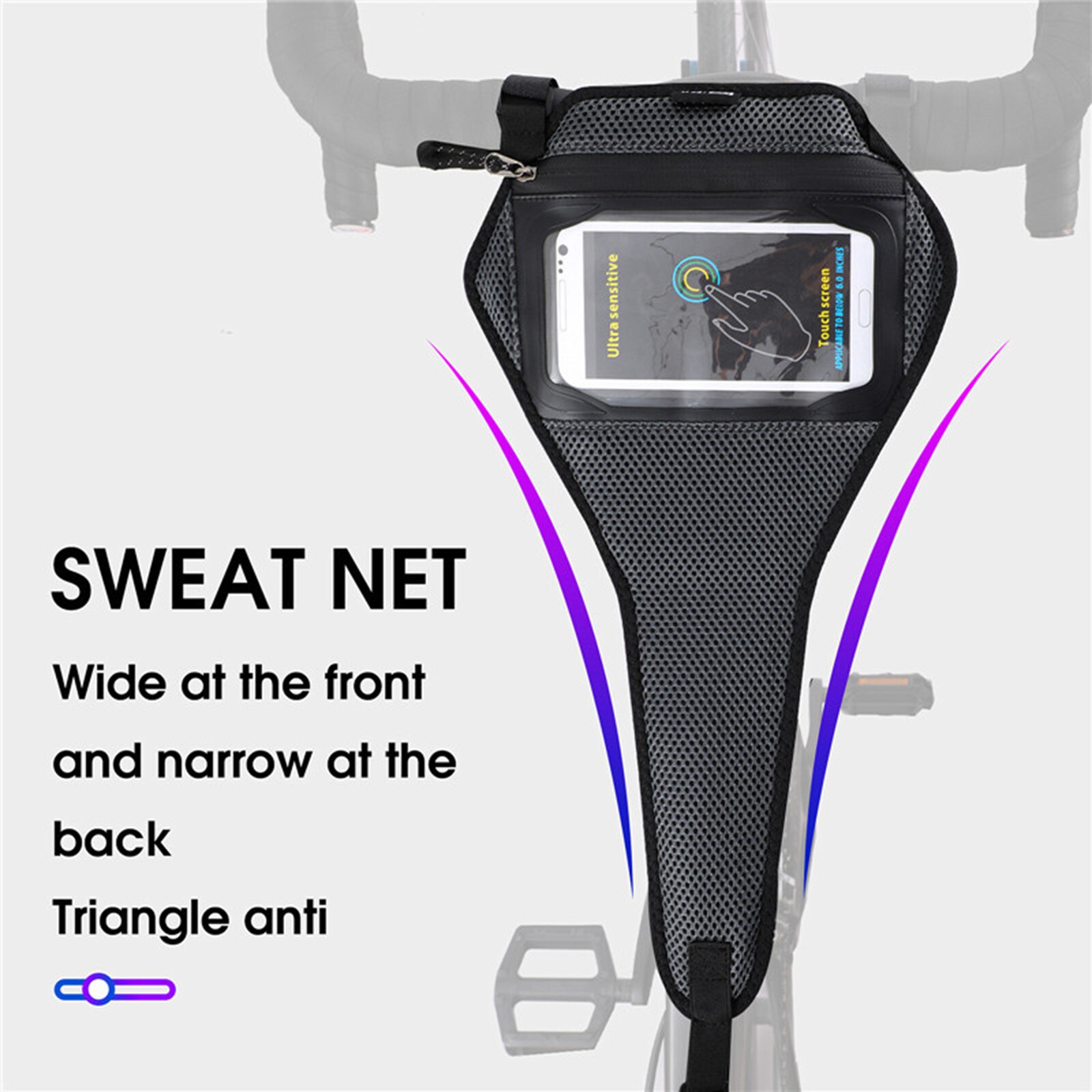 Fiets Zweetband Sweat-Proof Training Tape Fietsen Trainer Zweet Netto Frame Bescherming Fiets Accessoires