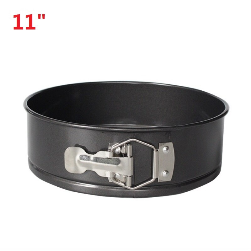 Verstelbare Mousse Ring Ronde Cakevormen Rvs Bakken Mallen Non-stick Metalen Bakken Pan Verwijderbare Bodem Taart Benodigdheden: 26cm