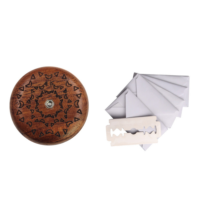 Bread Bakery Lame Tools Wooden Scraper Bread Knife/Slicer/Cutter Dough bakery stone Scoring Lame with Blades Arc Curved Knife: 05 rosewood