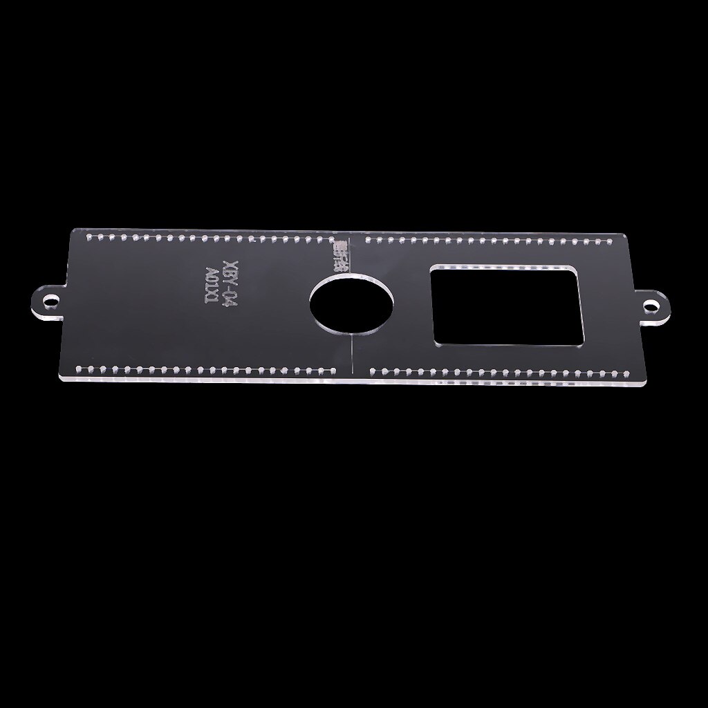 1pcs Card Bag Card Holder DIY Leather Craft Template Acrylic Pattern Stencil