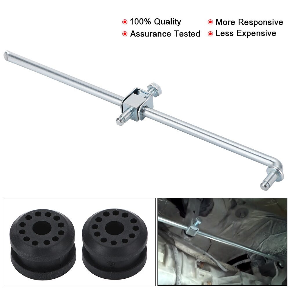 PQY - 4x4 Transfer Case Shifter Control Linkage &amp; Grommet Bushings For Dodge Ram 2002-2005 52105555AA 68078974AA PQY-PDG04