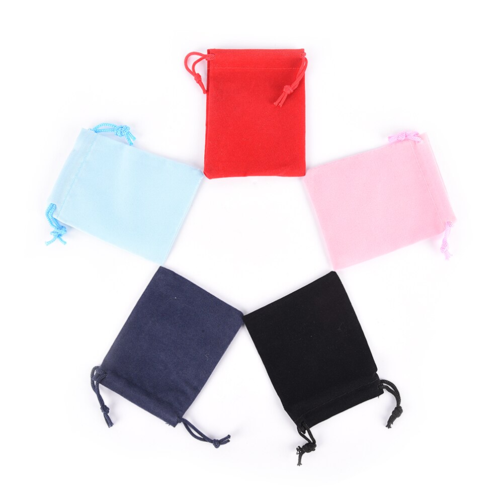 10pcs/lot 7*9cm Jewelry Bag Pouch Bags With Drawstring Jewellery Packaging 10PCs Jewelry Pouches