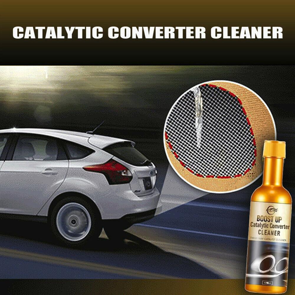 120ML Engine Catalytic Converter Cleaner Engine Booster Cleaner Car Cleaning Exhaust System Cleaner Cleaning Accessory