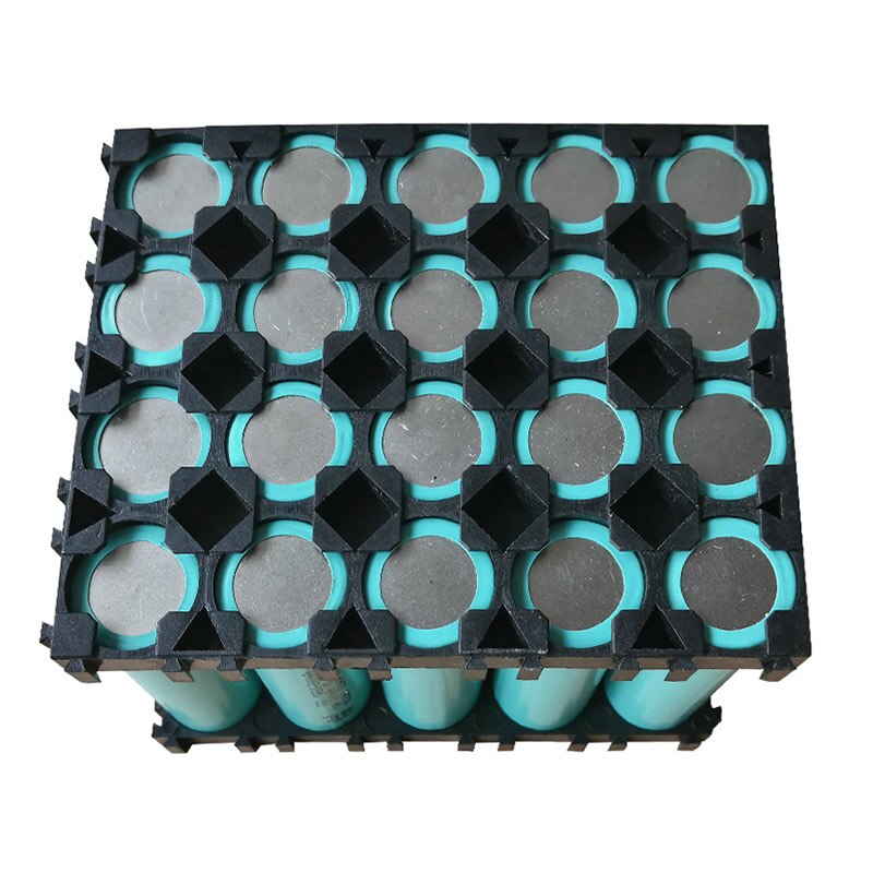 GTF 20/30/40/50 pcs 4x5 black cell 18650 batteries spacer brackets radiating plastic shell bracket