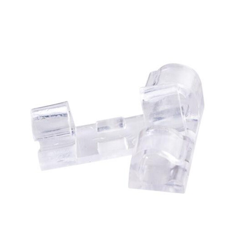 20 Pcs Wire Storage Clips Buckle Organizer Securing Cable Clamp Cable Data Line: clear 20pcs