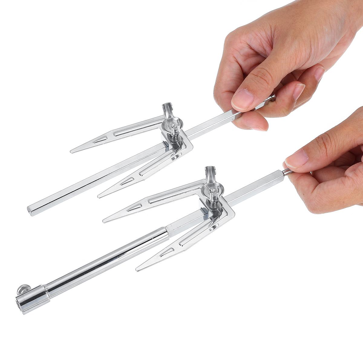 Electric BBQ Motor + Rotating Fork Rotisserie Grill Roaster Rod Engine Meat Skewer Universal Kit Outdoor Barbecue Tool Set