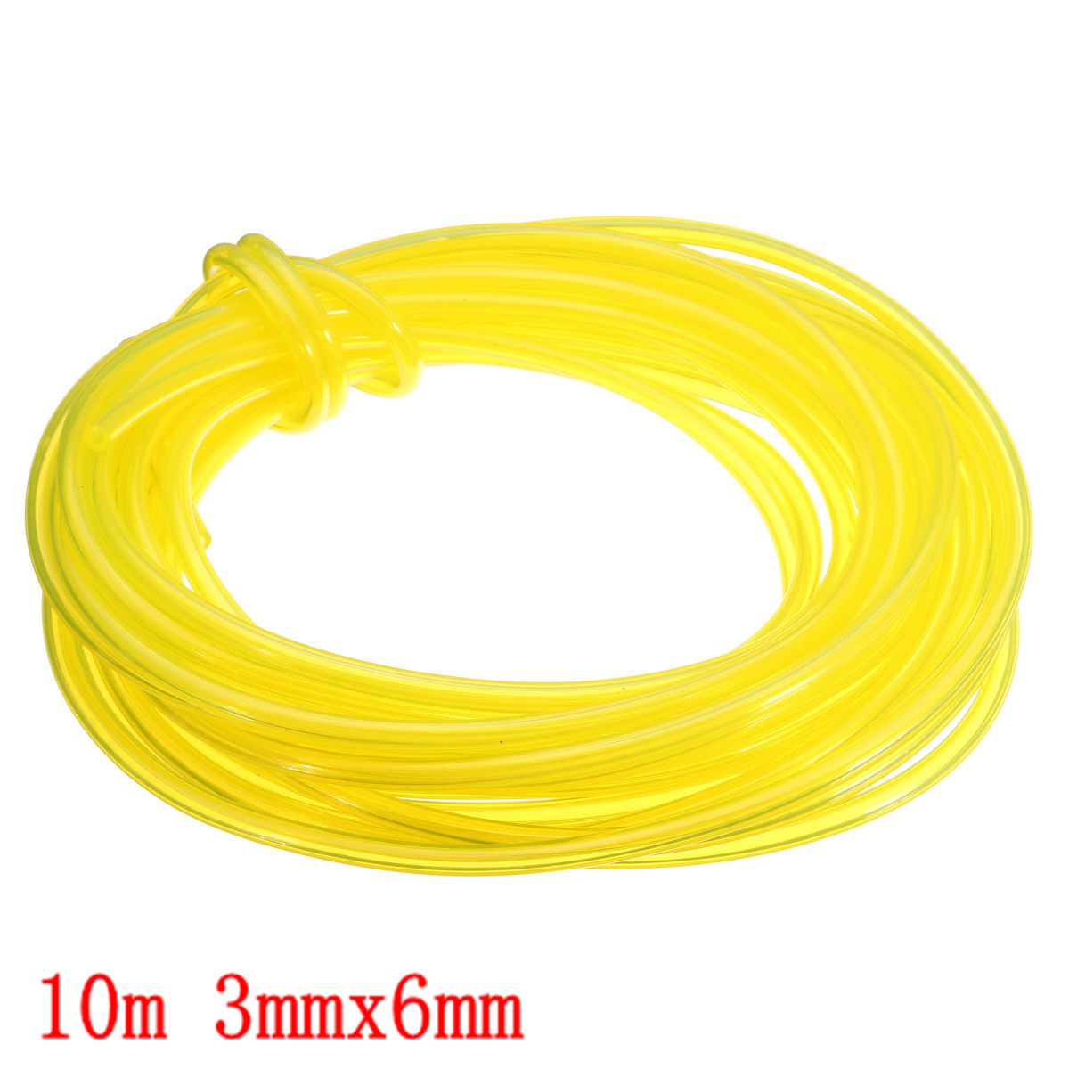 10m 3mm x 6mm Tygon Petrol Fuel Gas Oil Line Pipe Hose For Trimmer Chainsaw Blower
