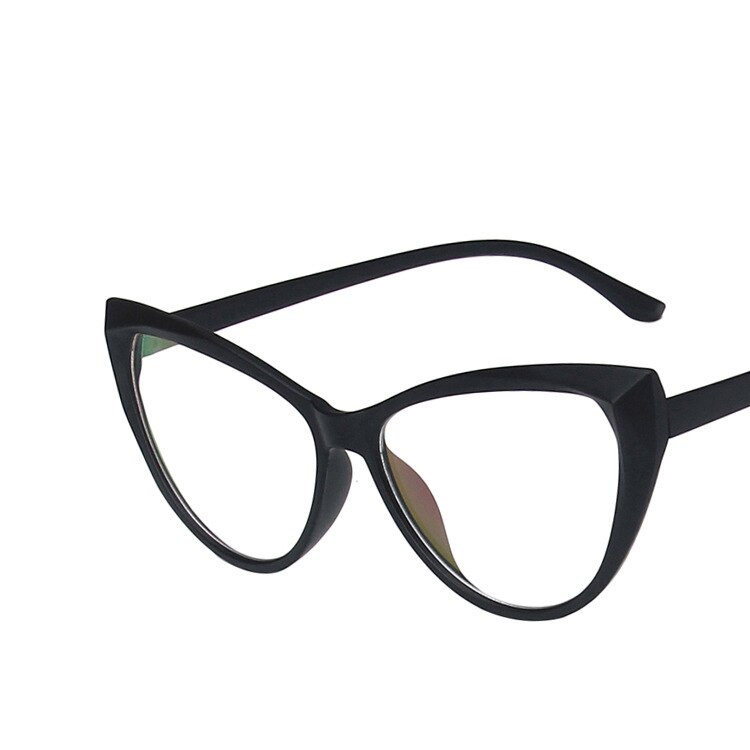 Cat Eye Anti Blue Light Glasses Blocking Filter Computer Glasses Men Women Super Light Frame Eyeglasses Pink Clear Spectacles: sand black