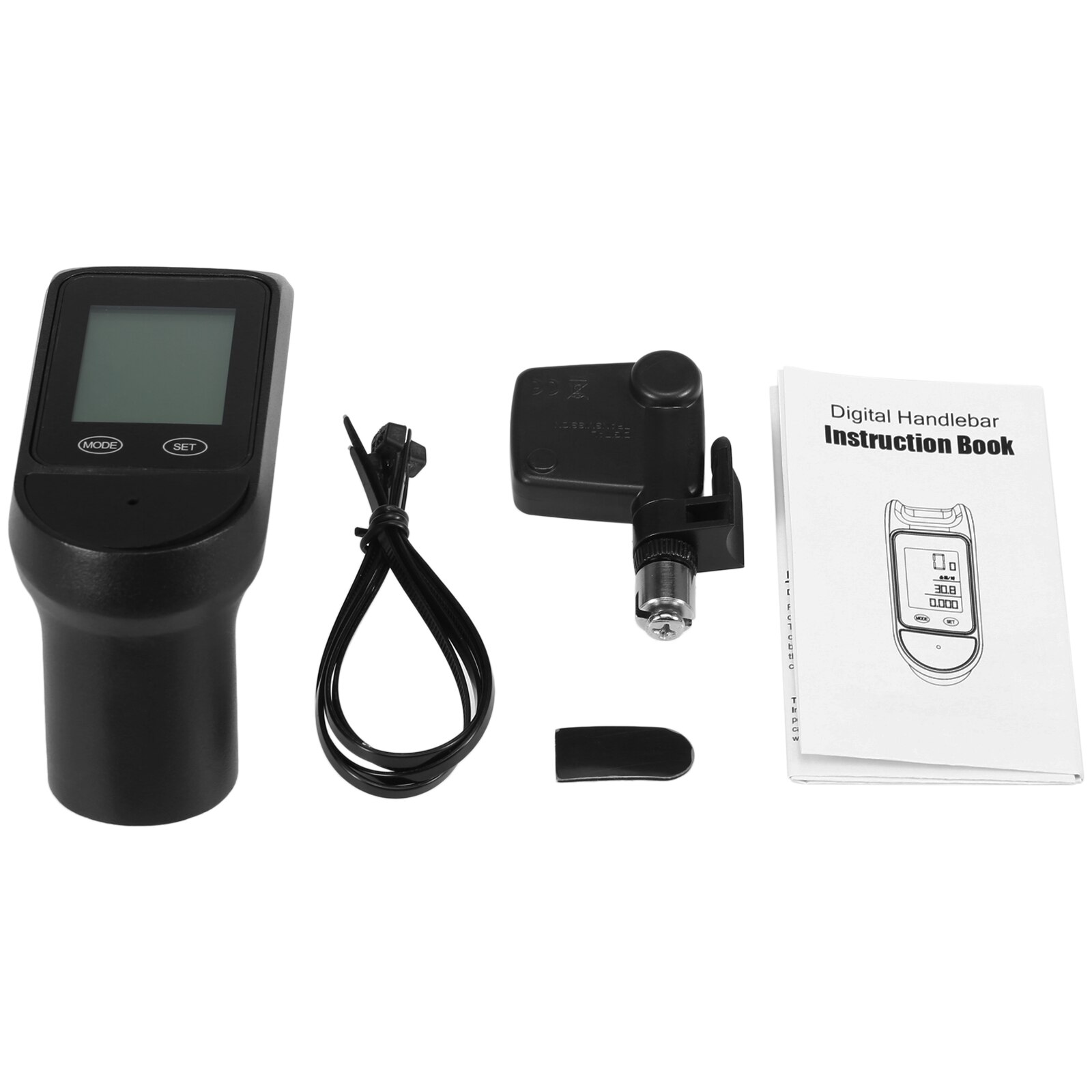 Wireless Mountain Bike Computer 2 in1 Waterproof Bicycle Computer with Stem with LCD Backlight Display Bike Speedometer Odometer: Default Title